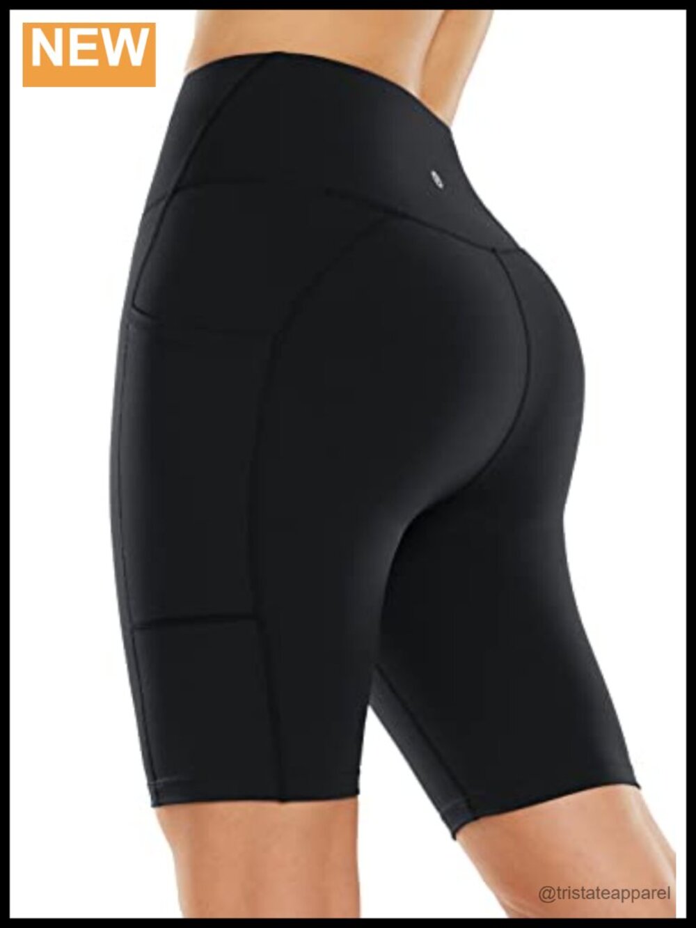 Baleaf Sweatleaf Light Compression Biker Shorts High Waisted Yoga Gym